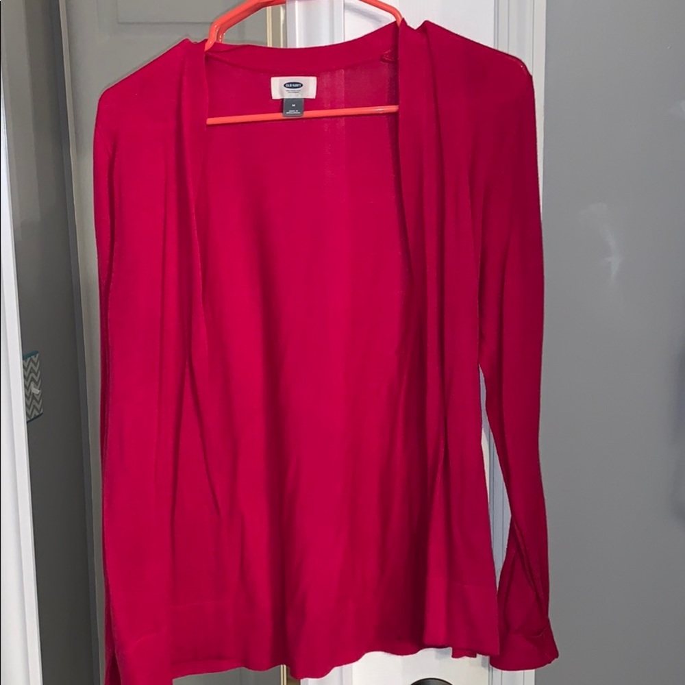 Hot pink old navy sweater